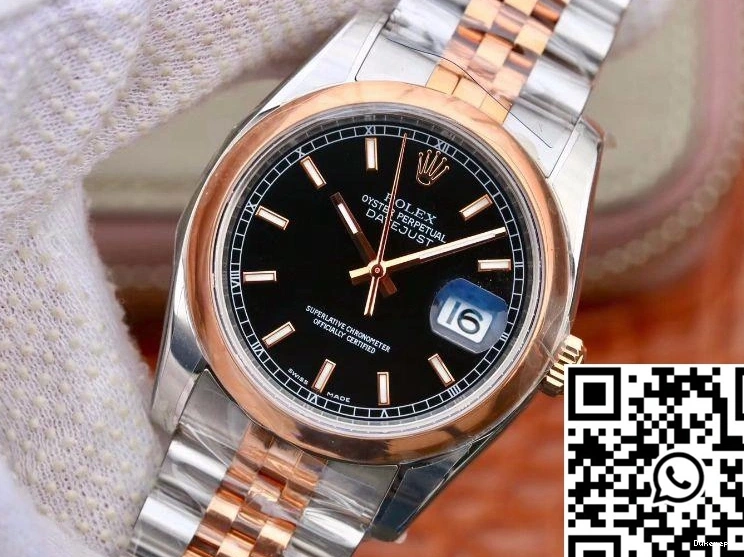 36MM Datejust 126201 Dial Factory AR Rolex 671 Black FastDry 0822